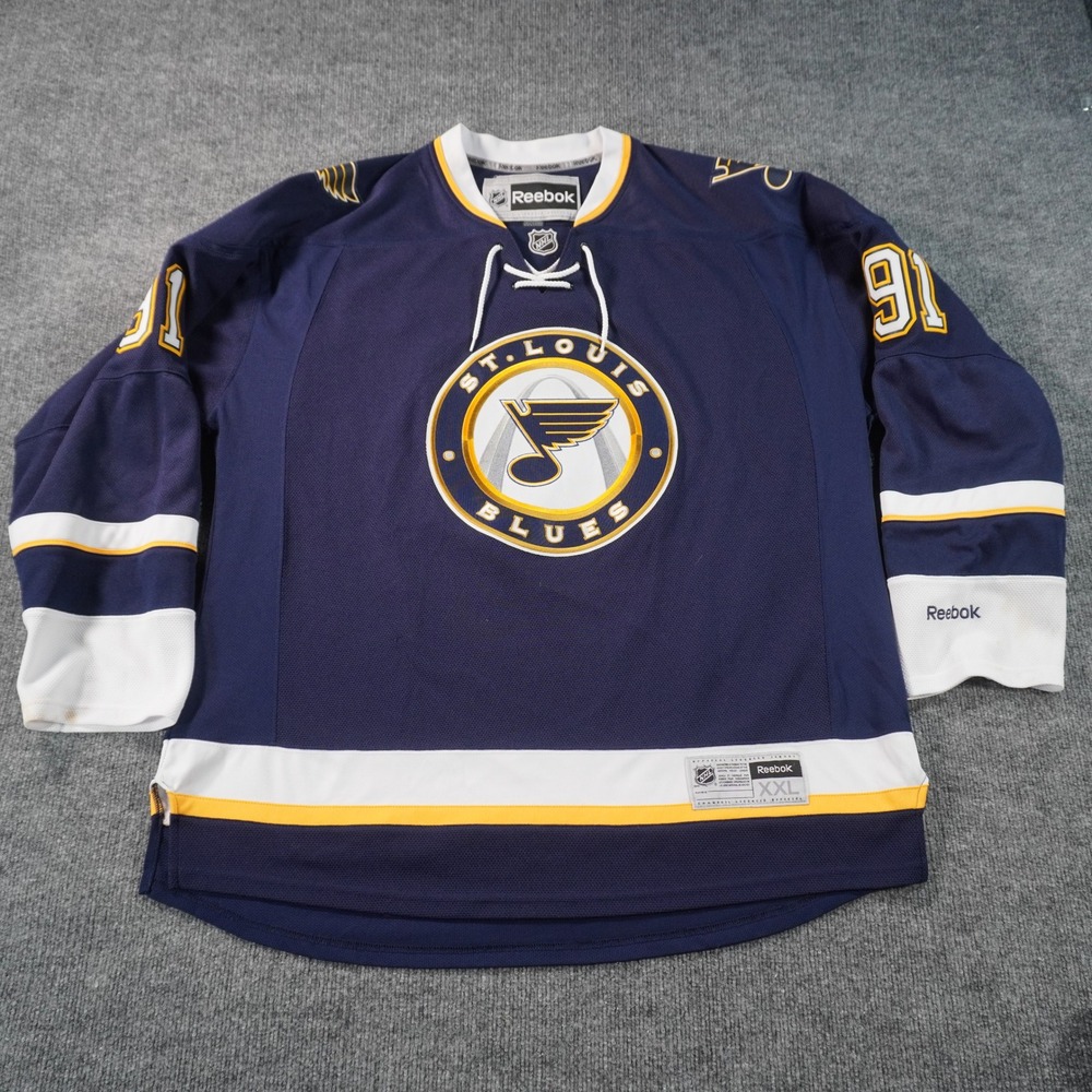 Reebok Vladimir Tarasenko St Louis Blues Jersey Mens XXL Navy 91 Lace Up NHL